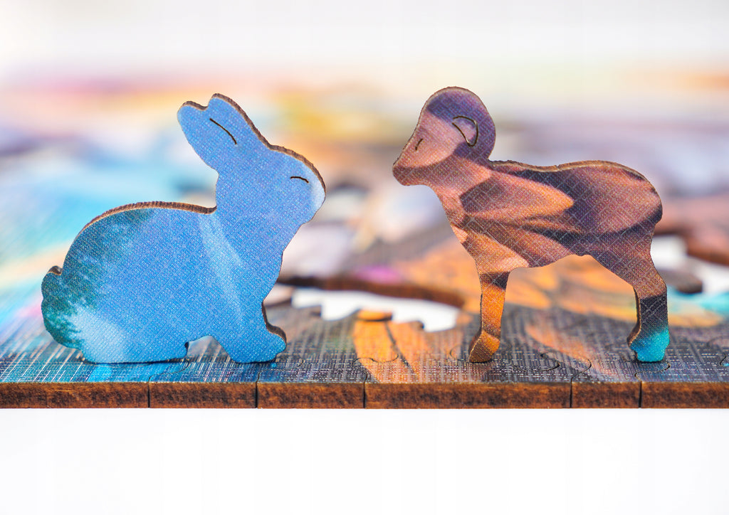 Puzzle drewniane PUZZLED Szlachetny Orzeł 145 elementów dla dorosłych