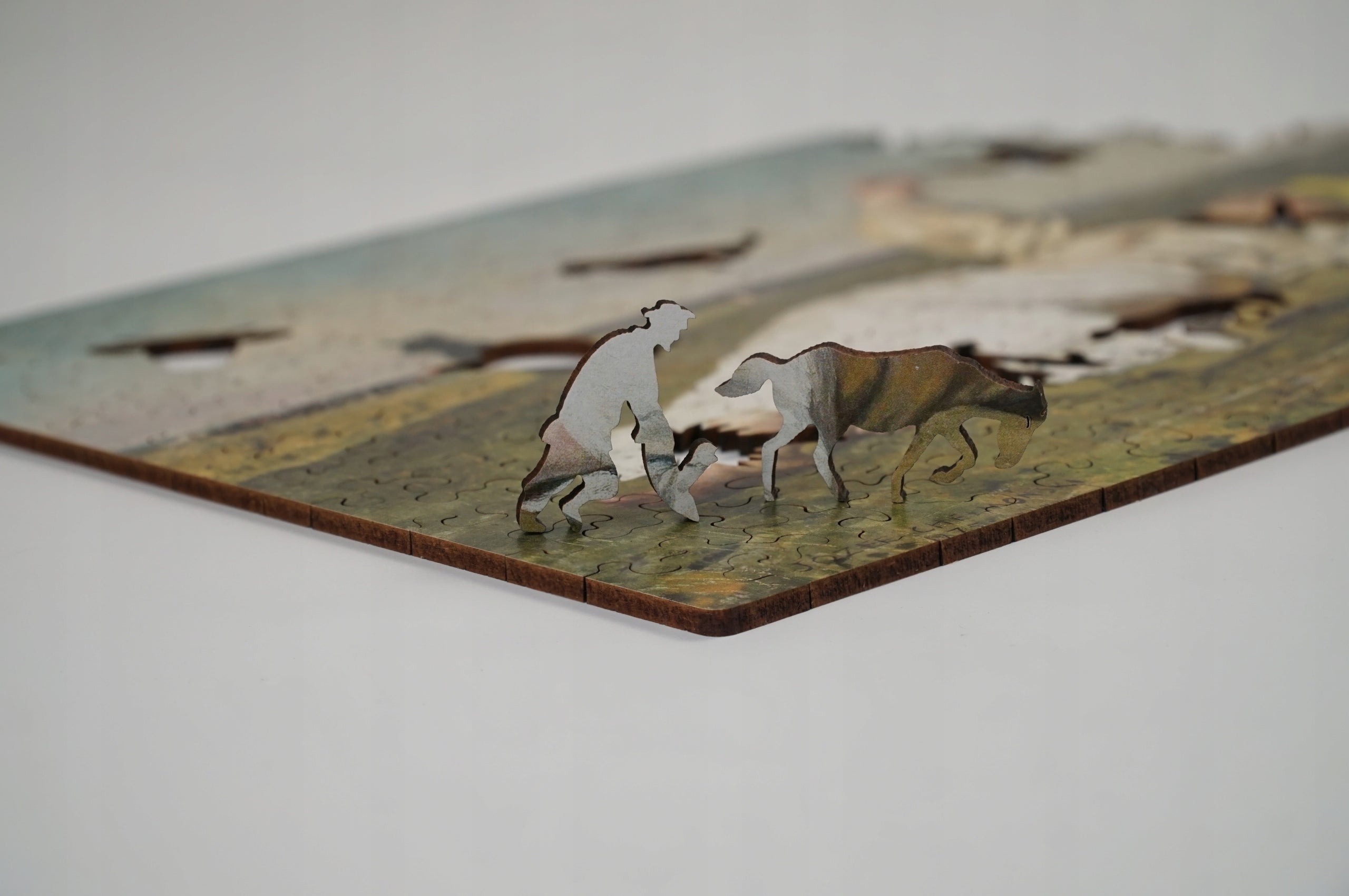 Drewniane puzzle A4 Chełmoński Babie lato 165 el.