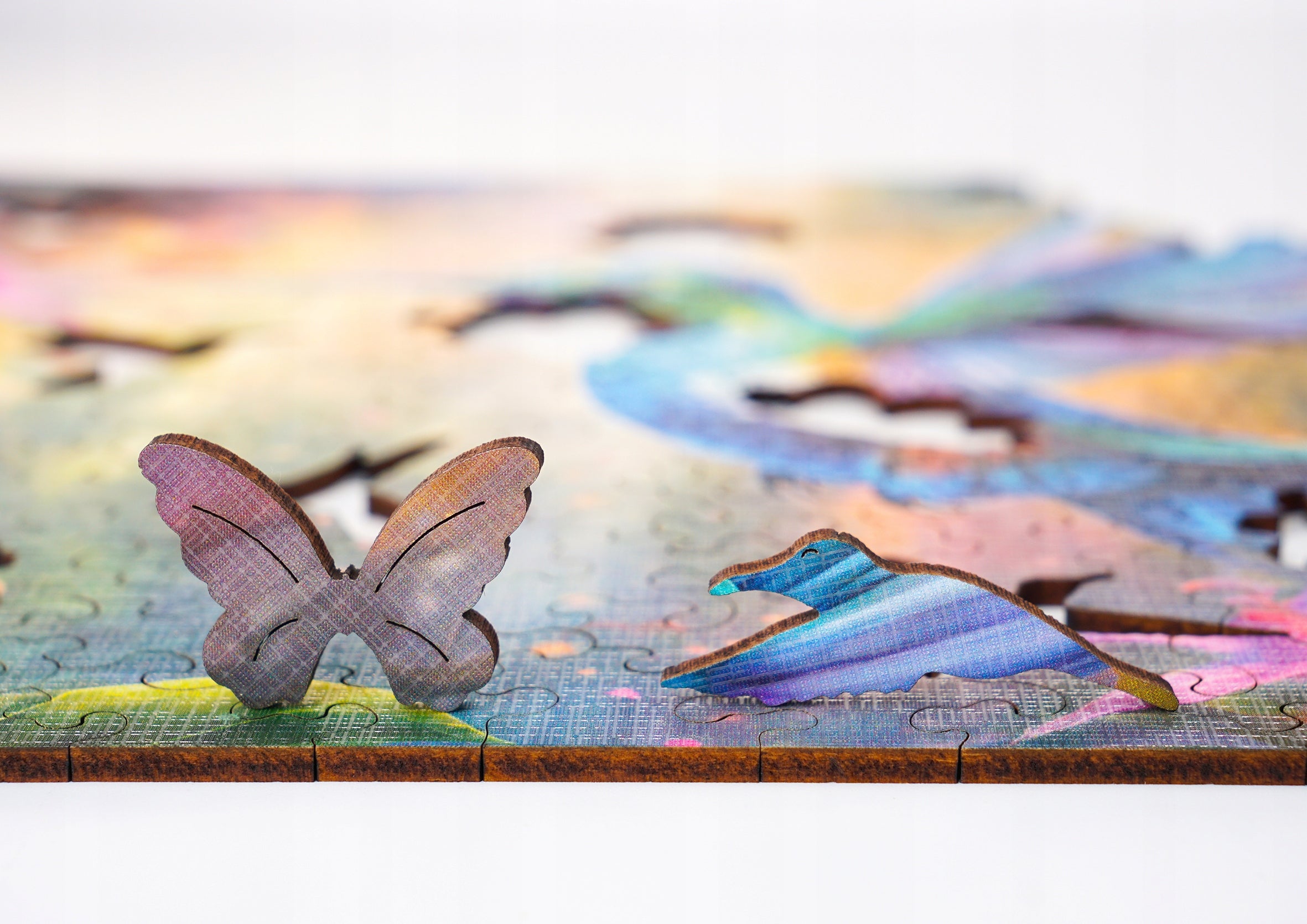 Puzzle drewniane PUZZLED Zwiewny Koliber 145 elementów dla dorosłych