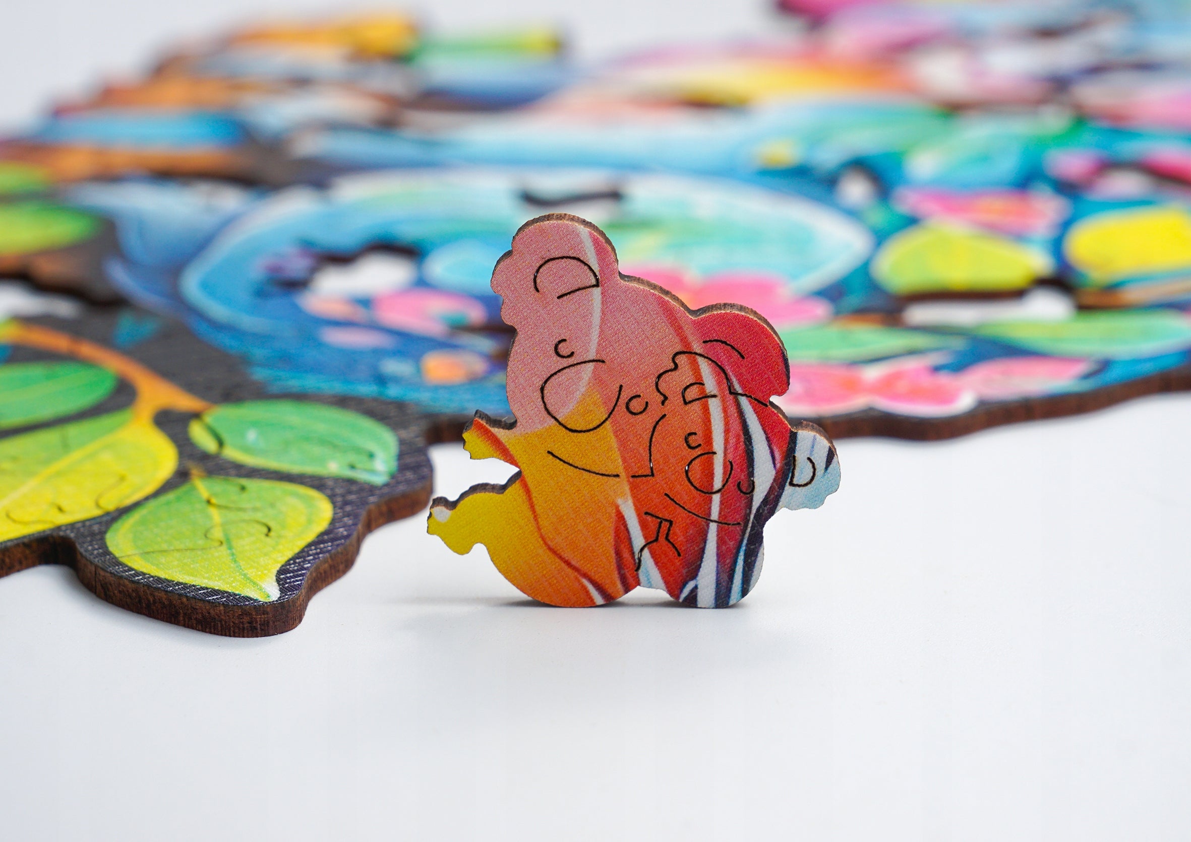 Puzzle drewniane PUZZLED Koala 245 elementów – układanka po obrysie dla dorosłych