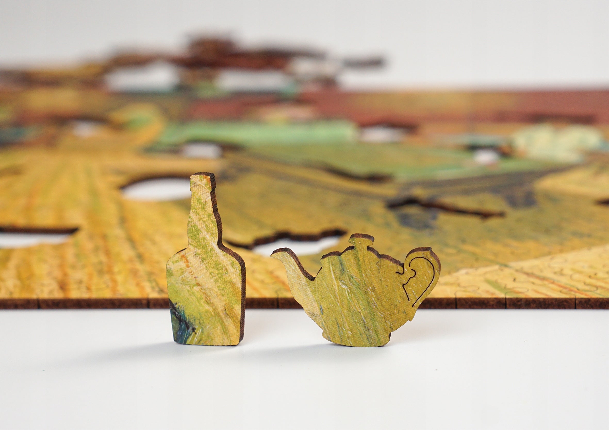 Drewniane puzzle A3 Vincent van Gogh "Nocna kawiarnia" 350 el.