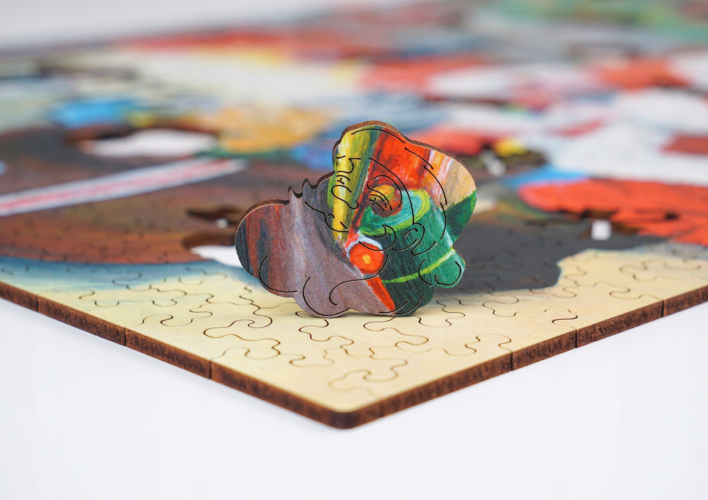 Puzzle Drewniane A3 410 Elementów Magia Świąt Układanka Świąteczna