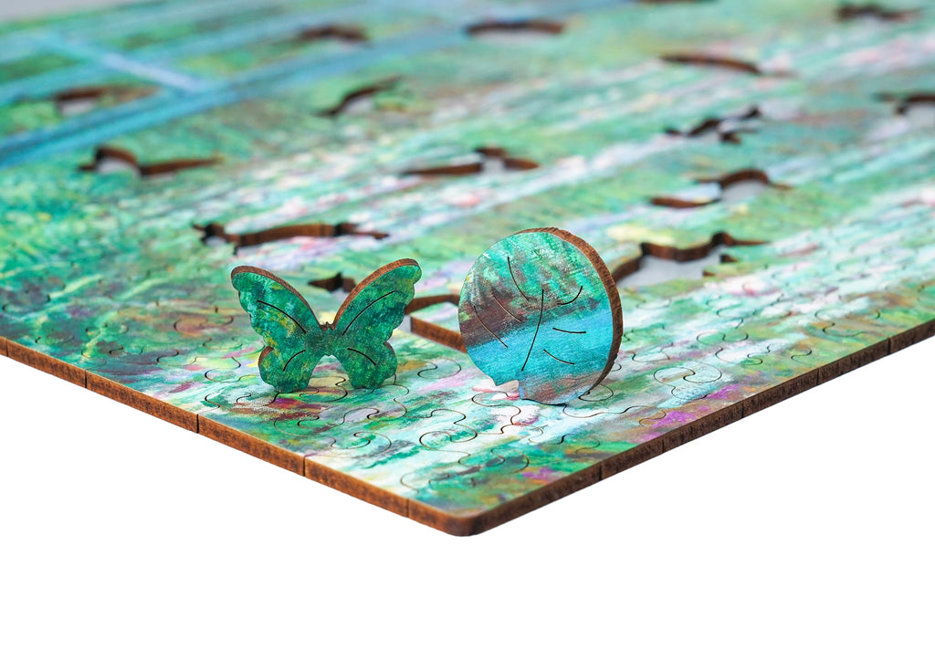 Drewniane puzzle Claude Monet "Japoński mostek" A3 260 el