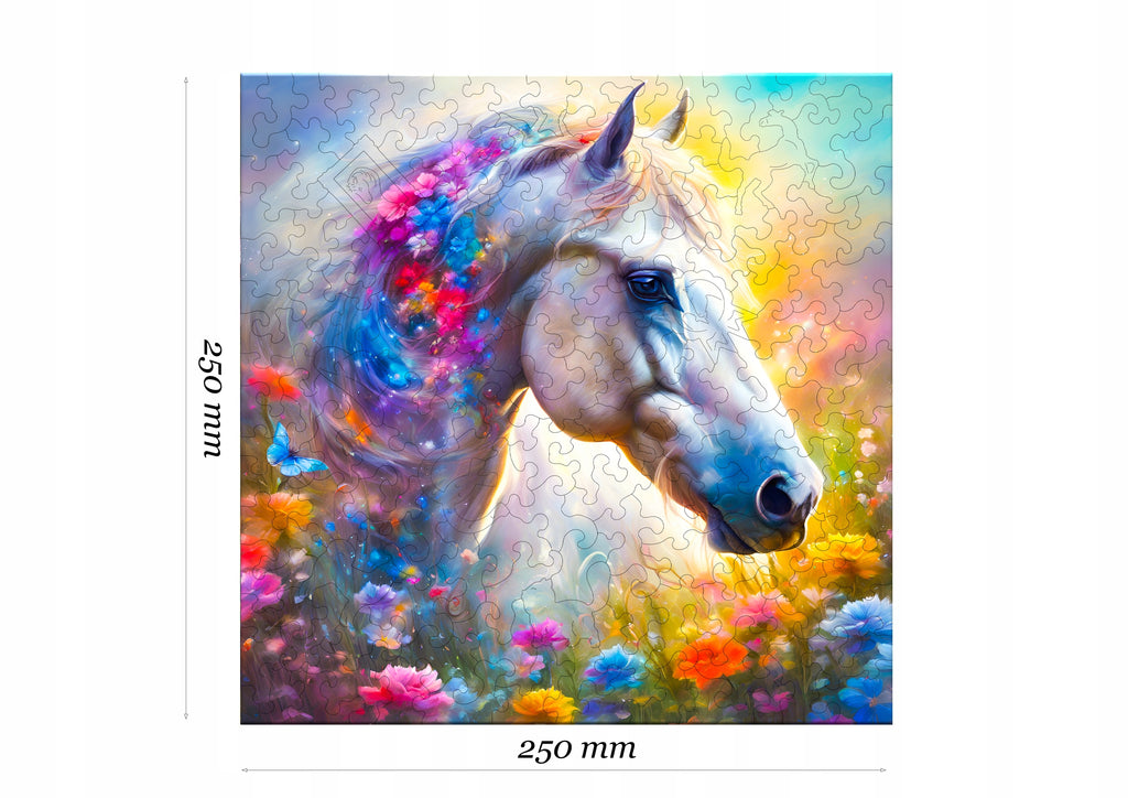 Puzzle drewniane PUZZLED Szlachetny Koń 150 elementów dla dorosłych