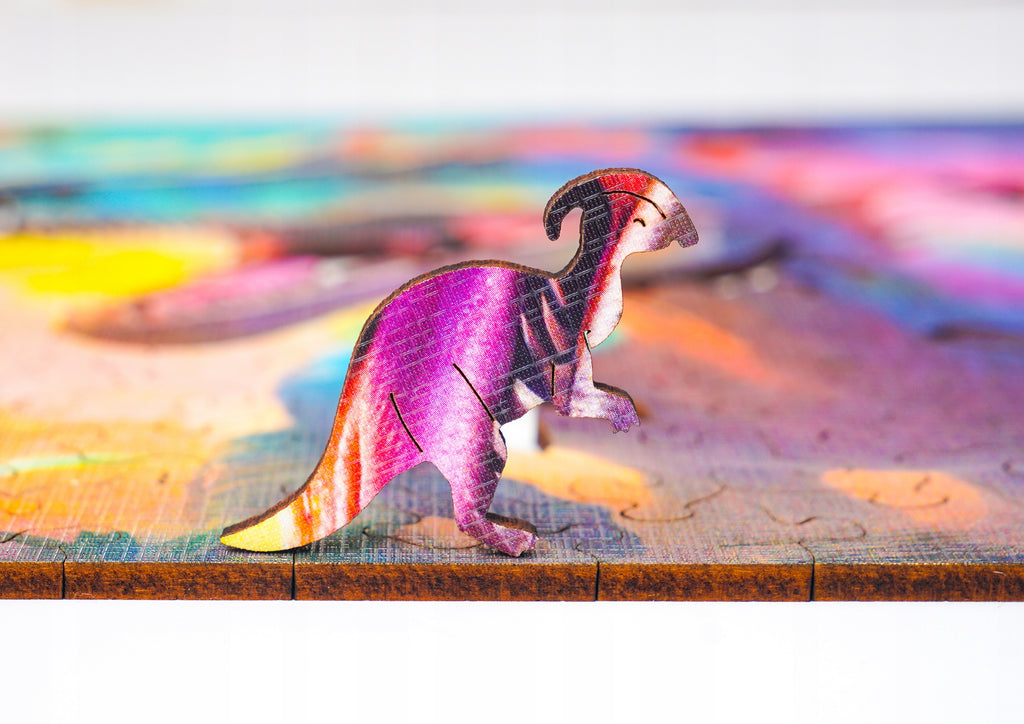 Puzzle drewniane PUZZLED Drapieżny Dinozaur 170 elementów dla dorosłych