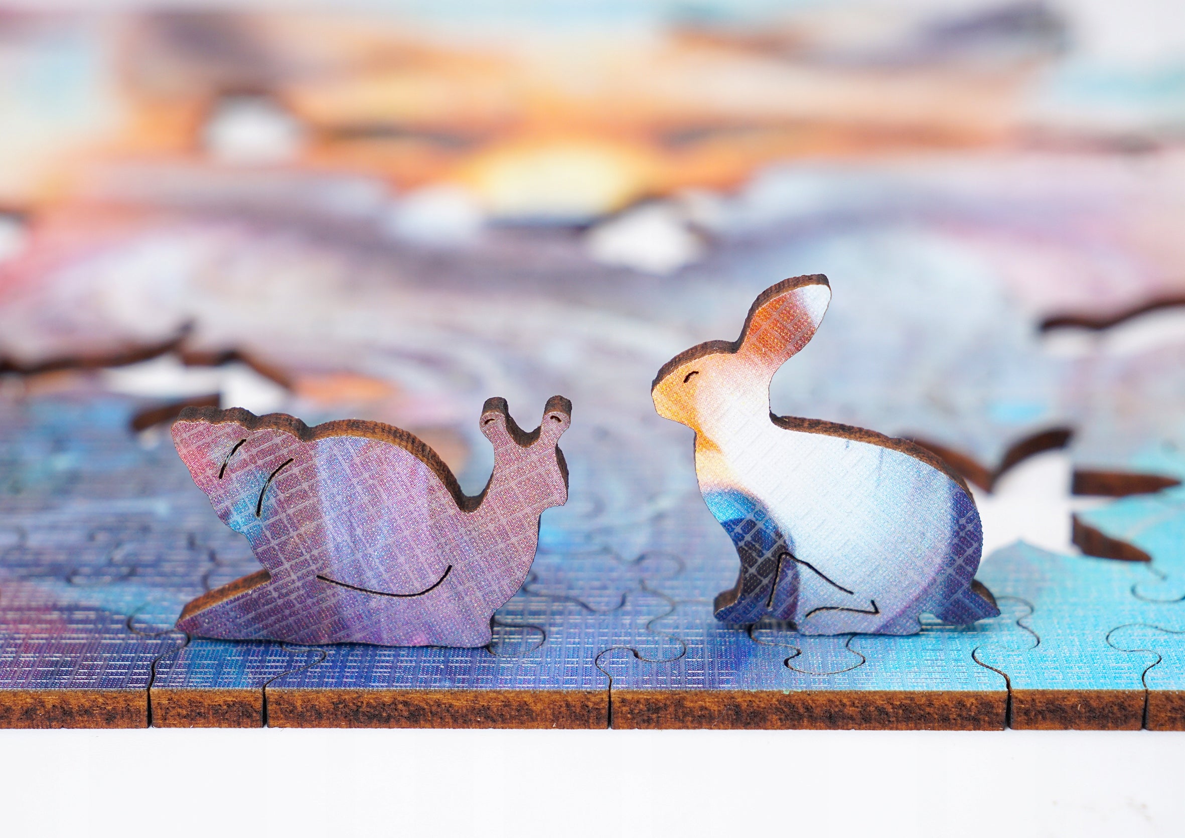 Puzzle drewniane PUZZLED Sprytny Lis 150 elementów dla dorosłych