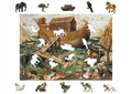 Drewniane puzzle A4 Arka Noego 135el.
