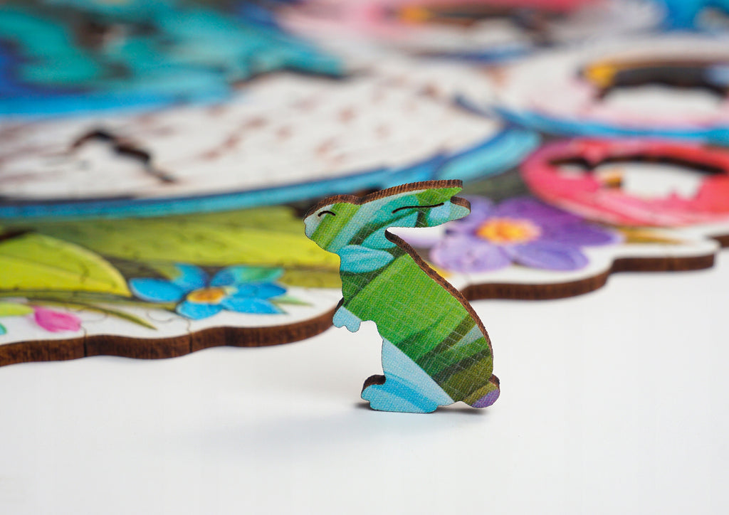 Puzzle drewniane PUZZLED Sowa 305 elementów – układanka po obrysie dla dorosłych