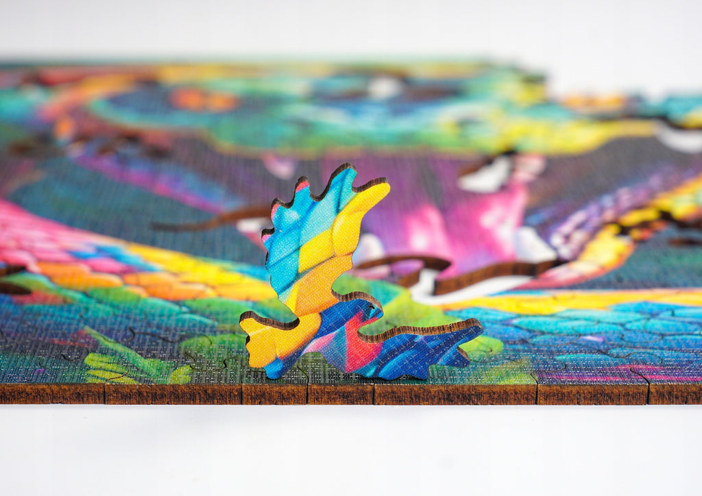 Puzzle drewniane PUZZLED Hipnotyzujący Wąż 170 elementów dla dorosłych