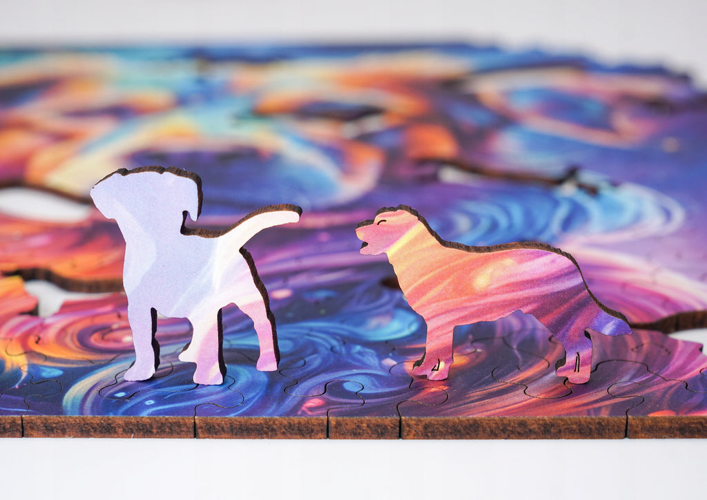 Puzzle drewniane PUZZLED Wierny Pies 150 elementów dla dorosłych