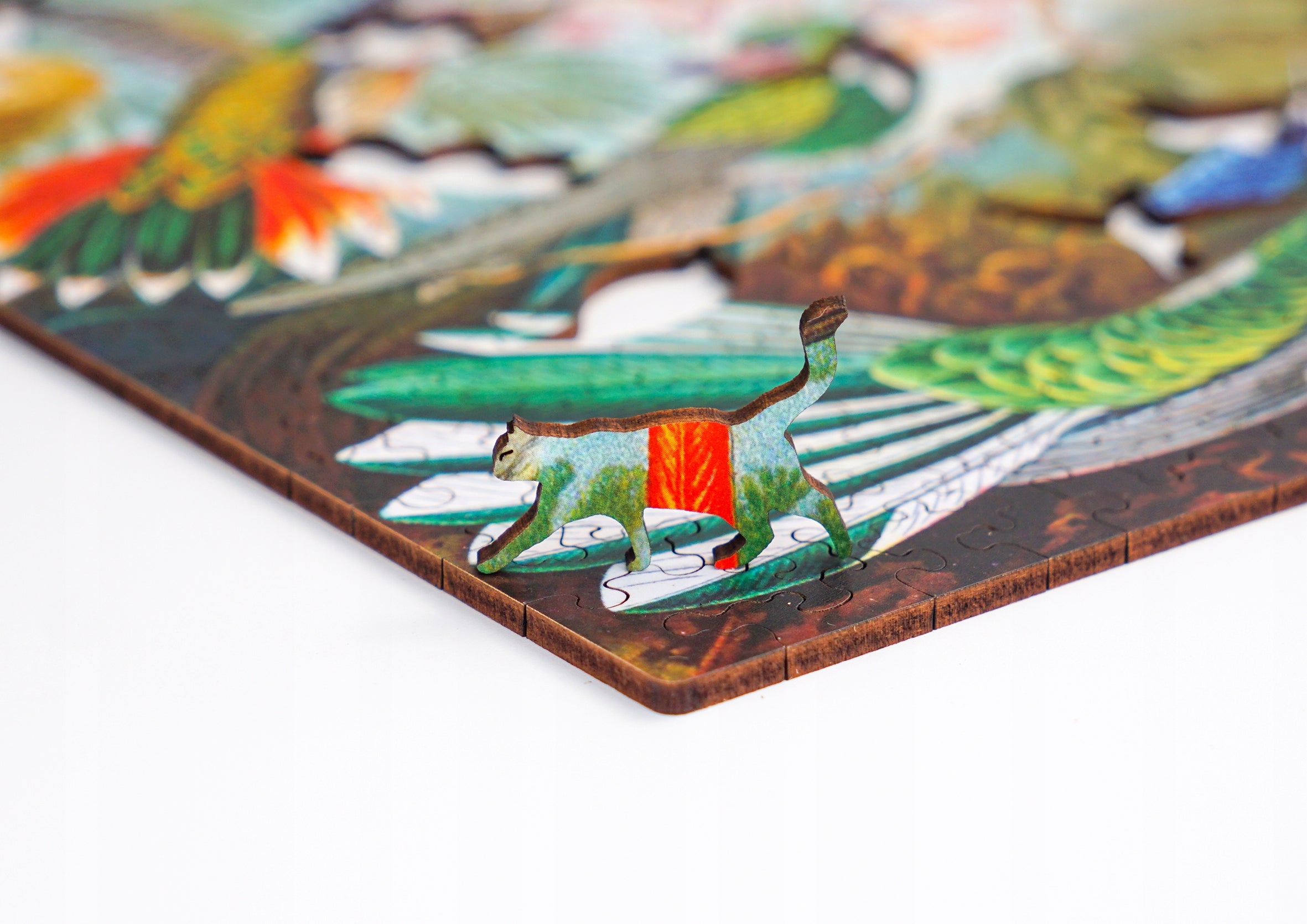 Puzzle Drewniane Kolibry Ernst Haeckel Układanka 385 Elementów A3