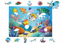 Drewniane puzzle A4 "Podwodny świat" 135el