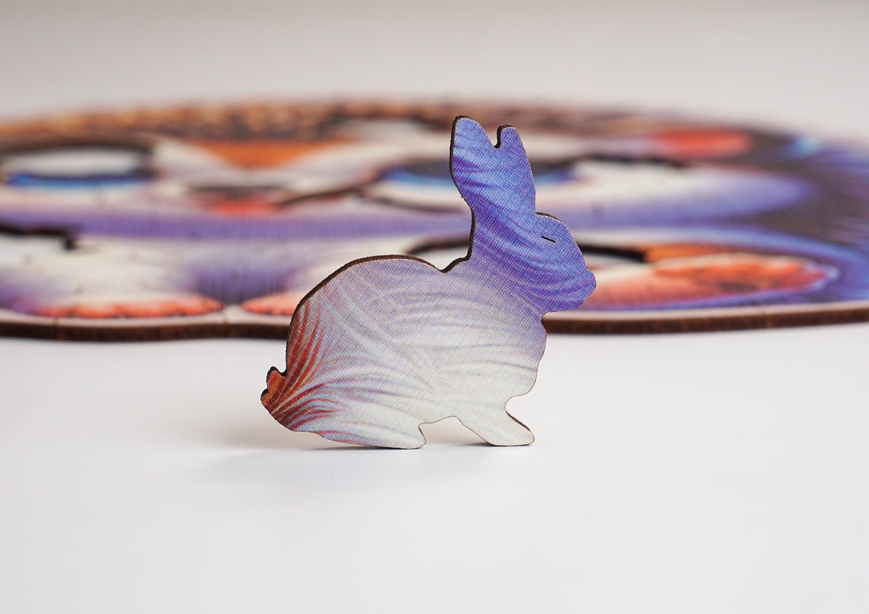 Puzzle Drewniane Premium dla Dzieci Jeżyk 66 EL. Układanka PUZZLED