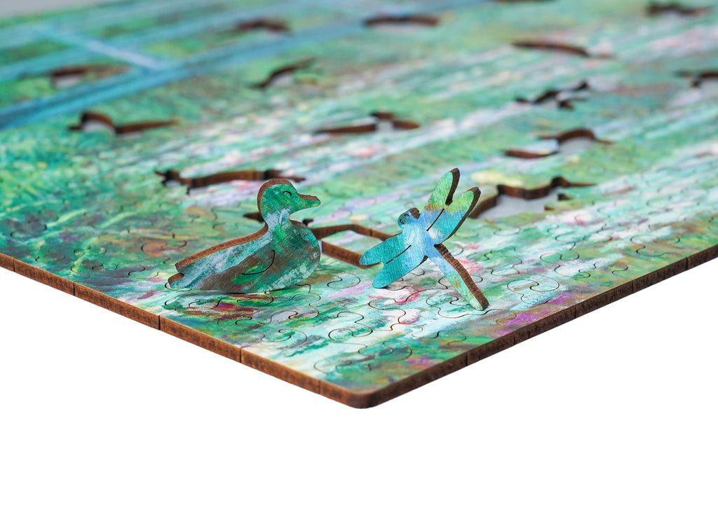 Drewniane puzzle Claude Monet "Japoński mostek" A3 260 el