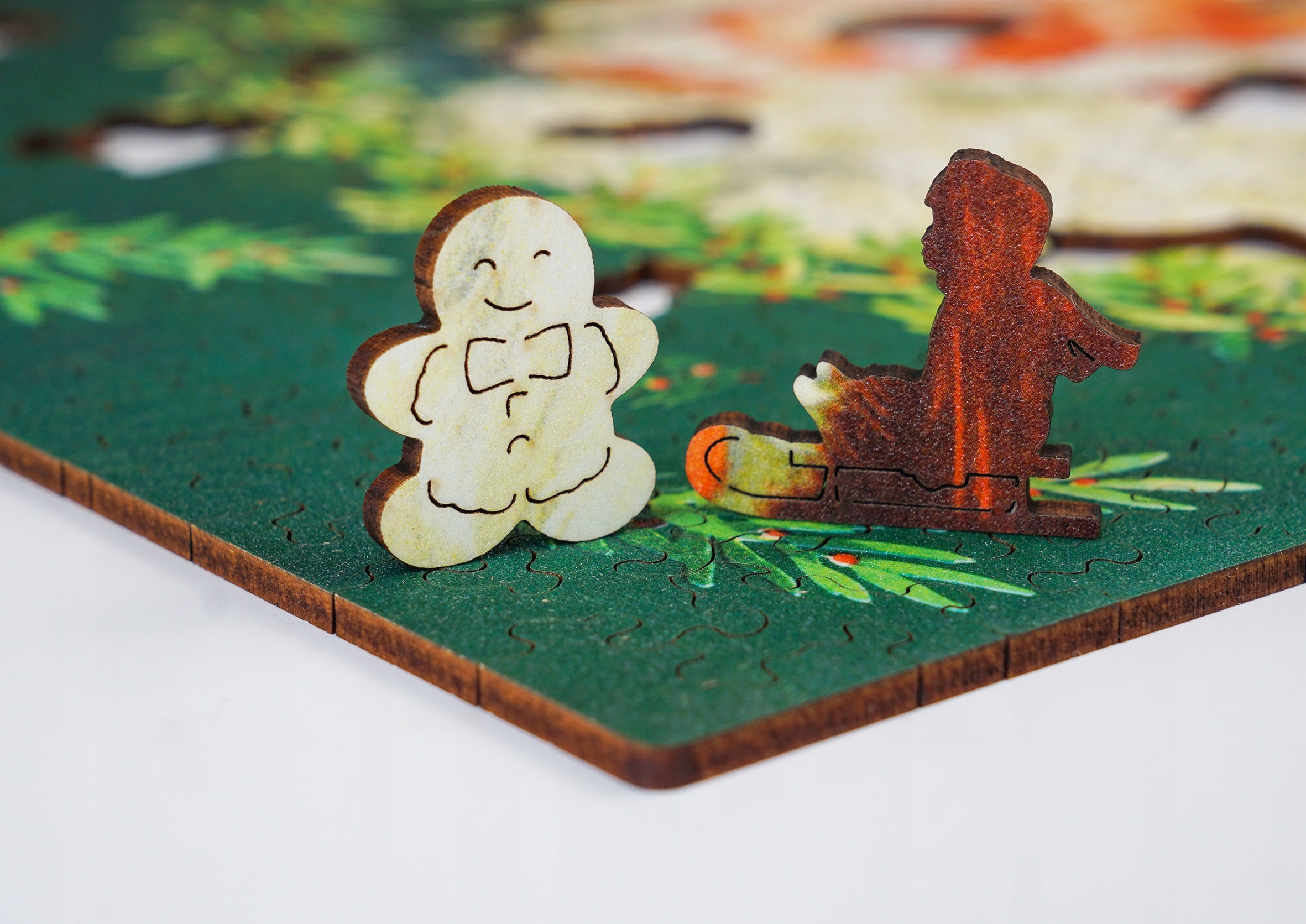 Drewniane puzzle A3 "Święty Mikołaj" 415 el.