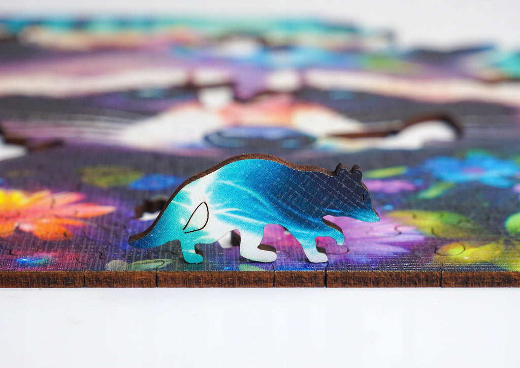 Puzzle drewniane PUZZLED Ciekawski Szop 155 elementów dla dorosłych