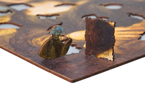 Drewniane puzzle A3 Leonardo da Vinci "Mona Lisa"