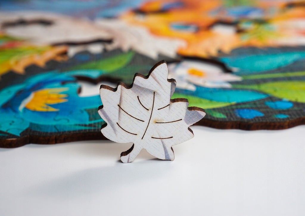 Puzzle drewniane PUZZLED Lisek 390 elementów – układanka po obrysie dla dorosłych