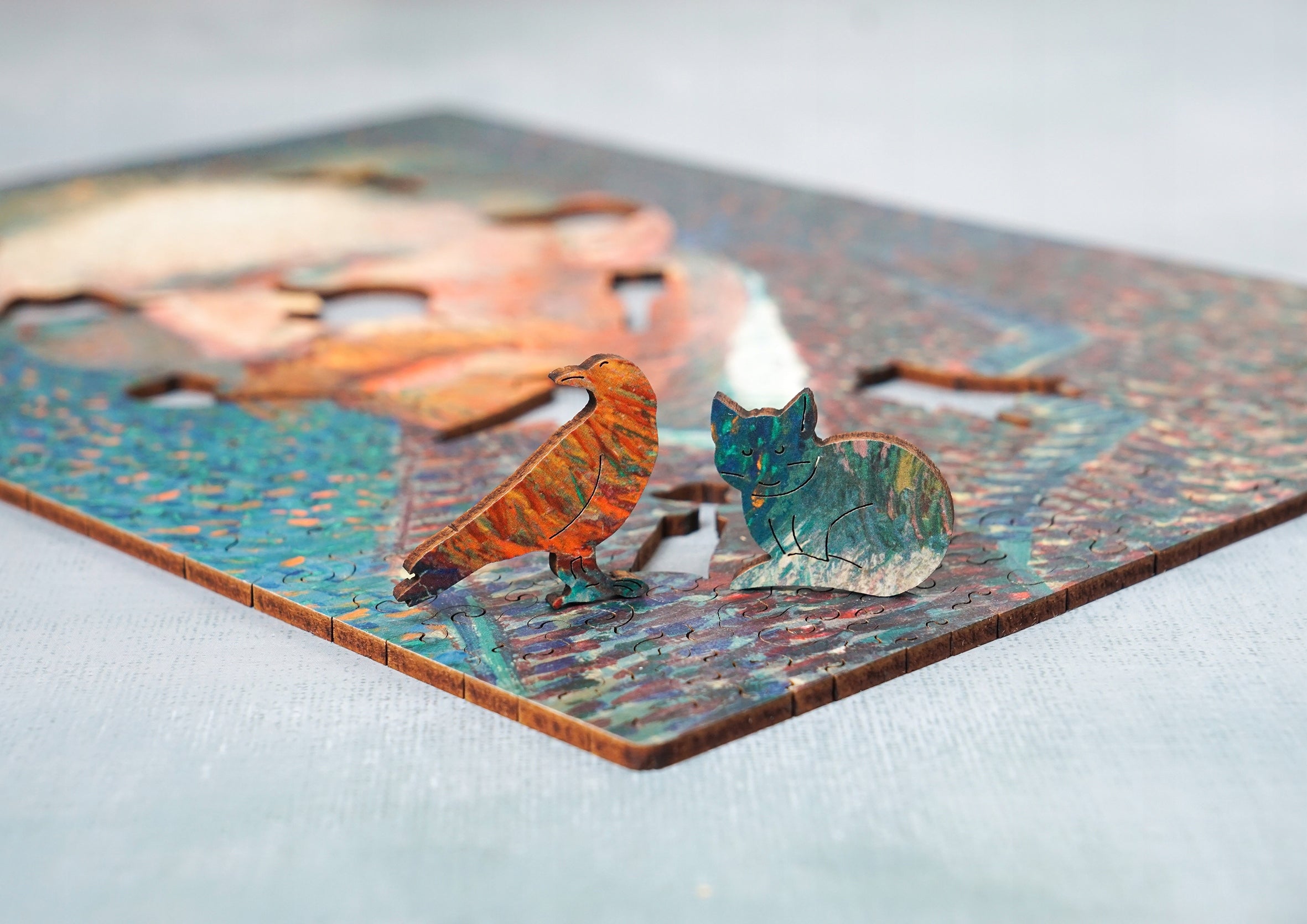 Drewniane puzzle A4 van Gogh Autoportret 165 el.