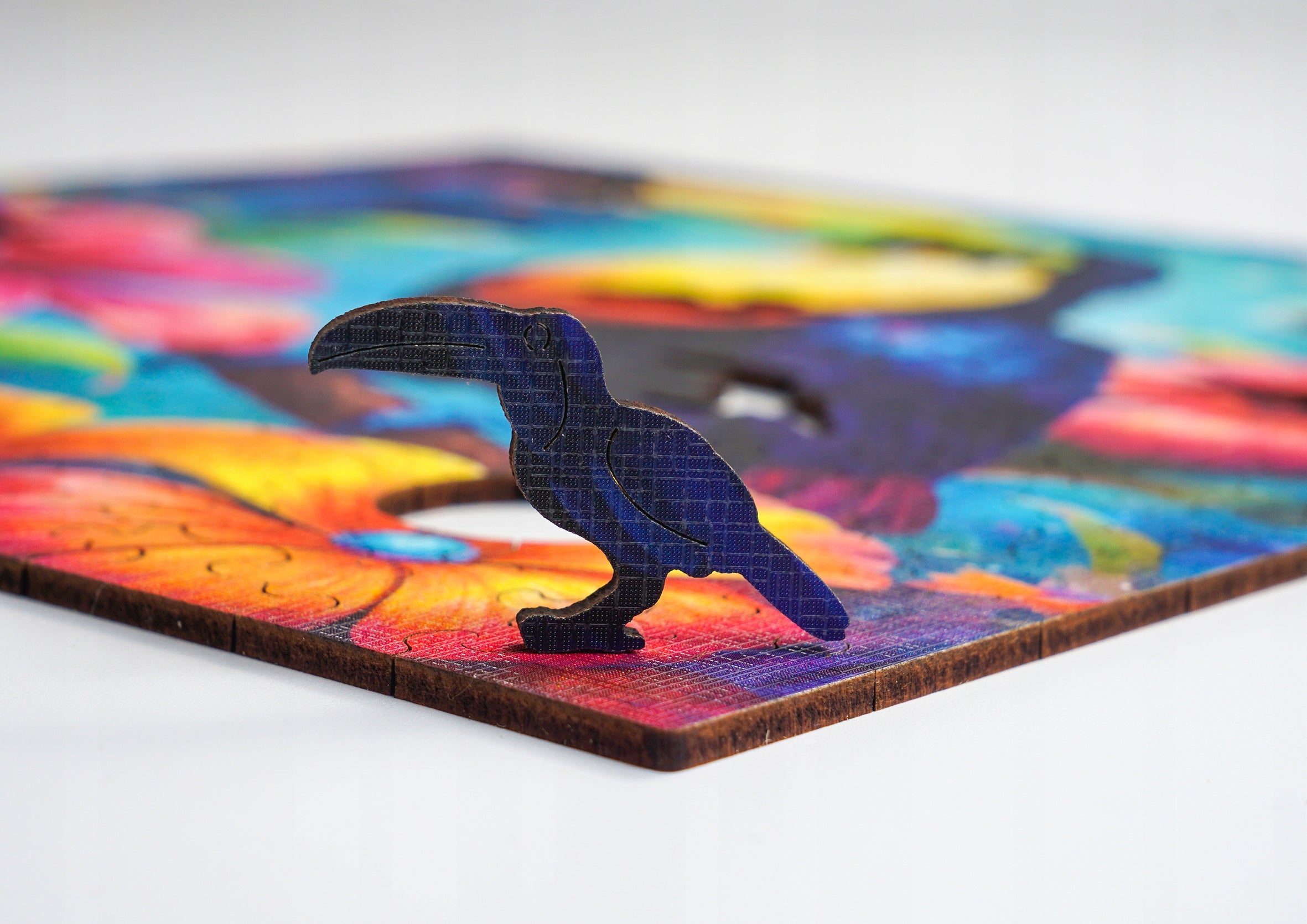 Puzzle drewniane PUZZLED Tropikalny Tukan 155 elementów dla dorosłych