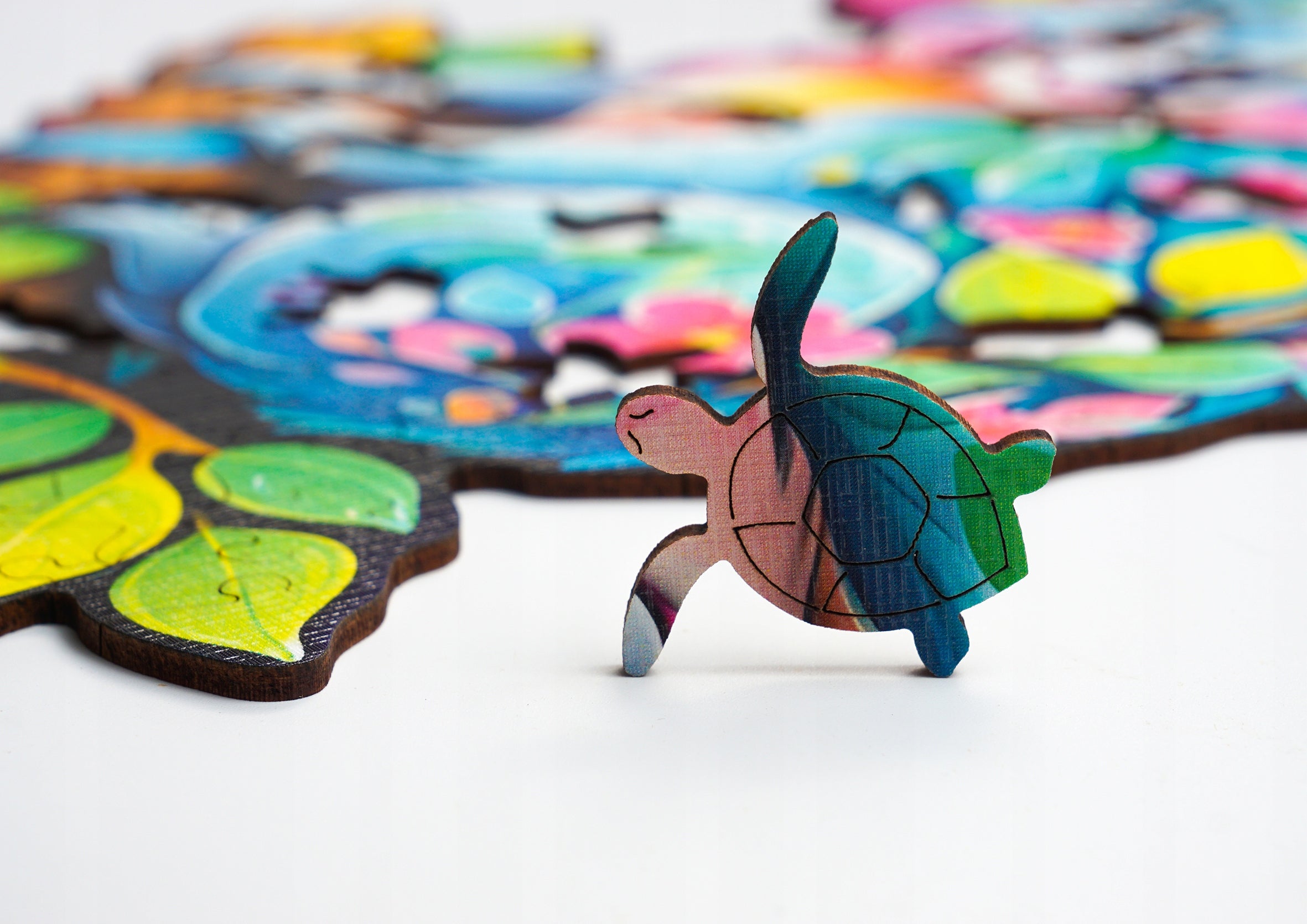 Puzzle drewniane PUZZLED Koala 245 elementów – układanka po obrysie dla dorosłych