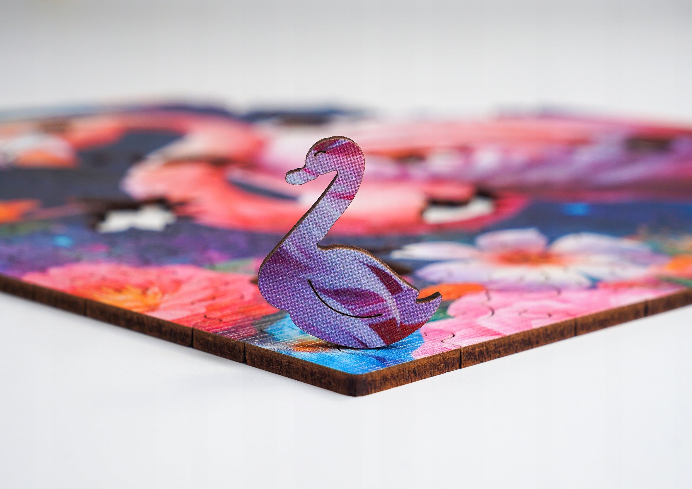 Puzzle drewniane PUZZLED Elegancki Flaming 155 elementów dla dorosłych