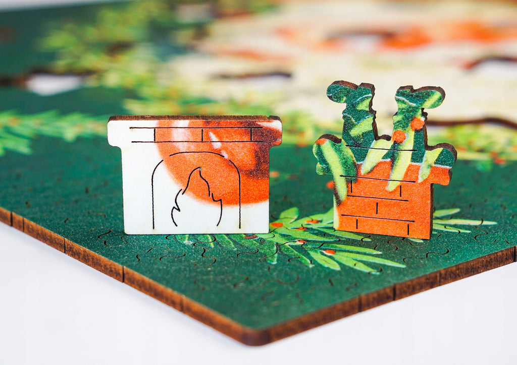 Drewniane puzzle A3 "Święty Mikołaj" 415 el.