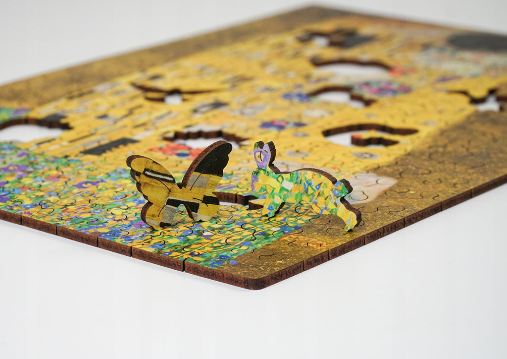 Drewniane puzzle A4 Klimt "Pocałunek" 165 el.