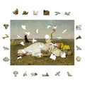 Drewniane puzzle A3 Chełmoński Babie lato 365 el.