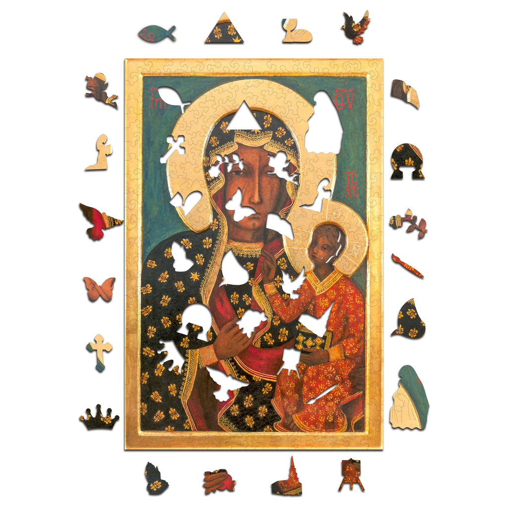 Drewniane puzzle A3 Czarna Madonna 265 el.