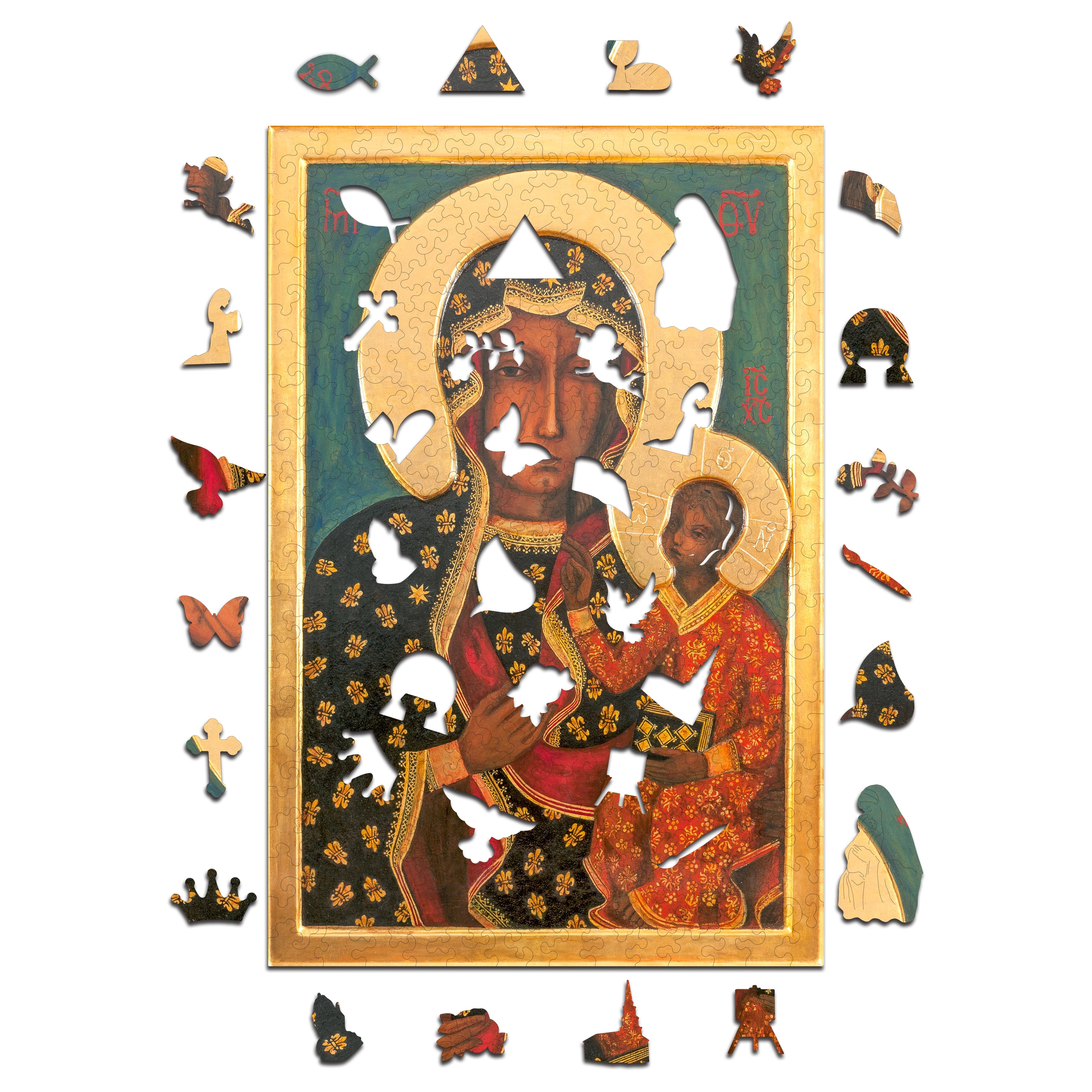 Drewniane puzzle A3 Czarna Madonna 265 el.