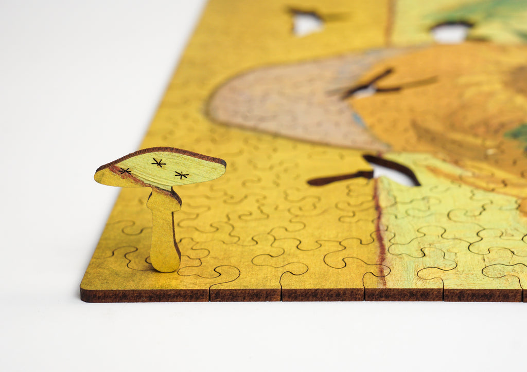 Drewniane puzzle A3 van Gogh Słoneczniki 300el