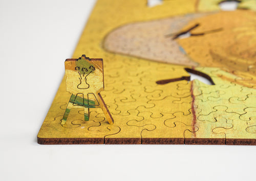 Drewniane puzzle A3 van Gogh Słoneczniki 300el