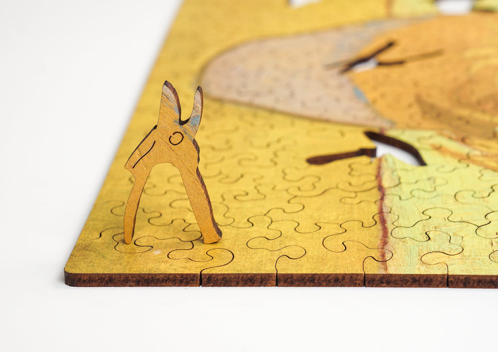 Drewniane puzzle A3 van Gogh Słoneczniki 300el
