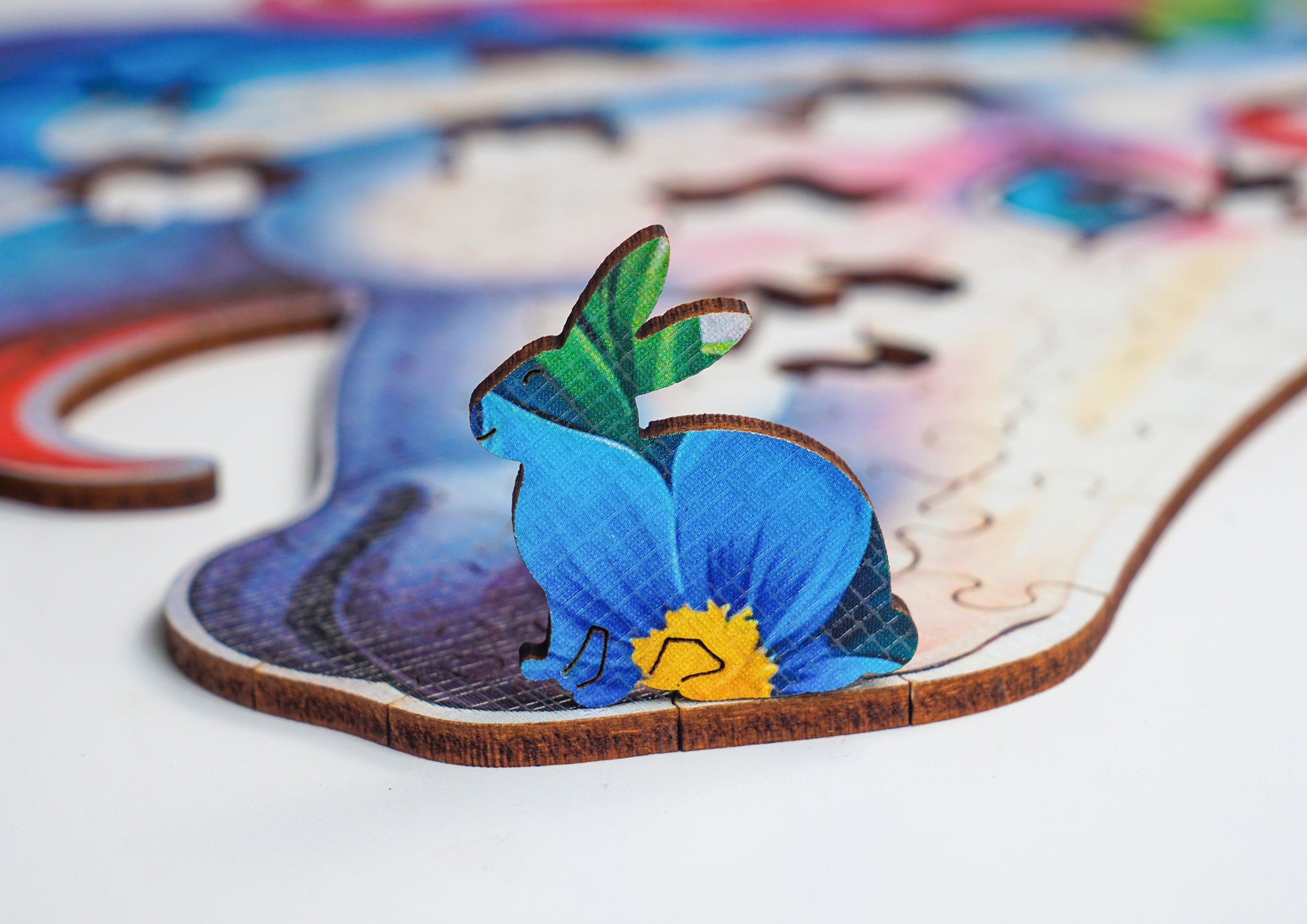 Jednorożec – Puzzle Drewniane Premium | 260 el. | PUZZLED
