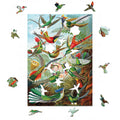 Drewniane puzzle A4 Ernst Haeckel "Kolibry" 175 el
