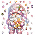 Puzzle Drewniane dla Dzieci Dorosłych PUZZLED Krasnal z piernikiem 250 EL