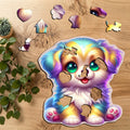 Puzzled Puzzle Drewniane Premium dla dzieci Piesek 51 EL. Układanka PUZZLED