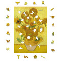 Drewniane puzzle A3 van Gogh Słoneczniki 300el