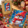 Puzzle Drewniane Pingwinek – 450 elementów