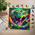 Puzzle drewniane PUZZLED Hipnotyzujący Wąż 170 elementów dla dorosłych