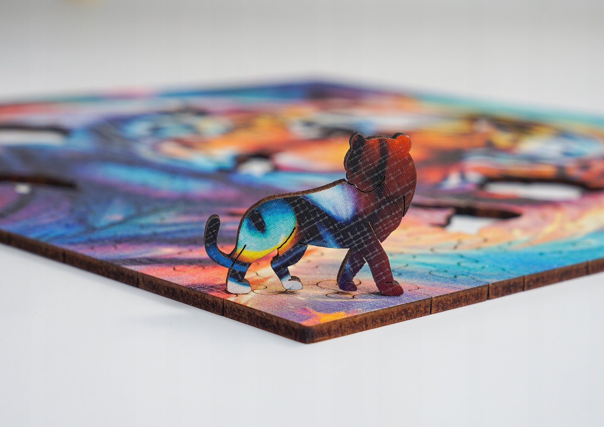 Puzzle drewniane PUZZLED Potężny Tygrys 160 elementów dla dorosłych