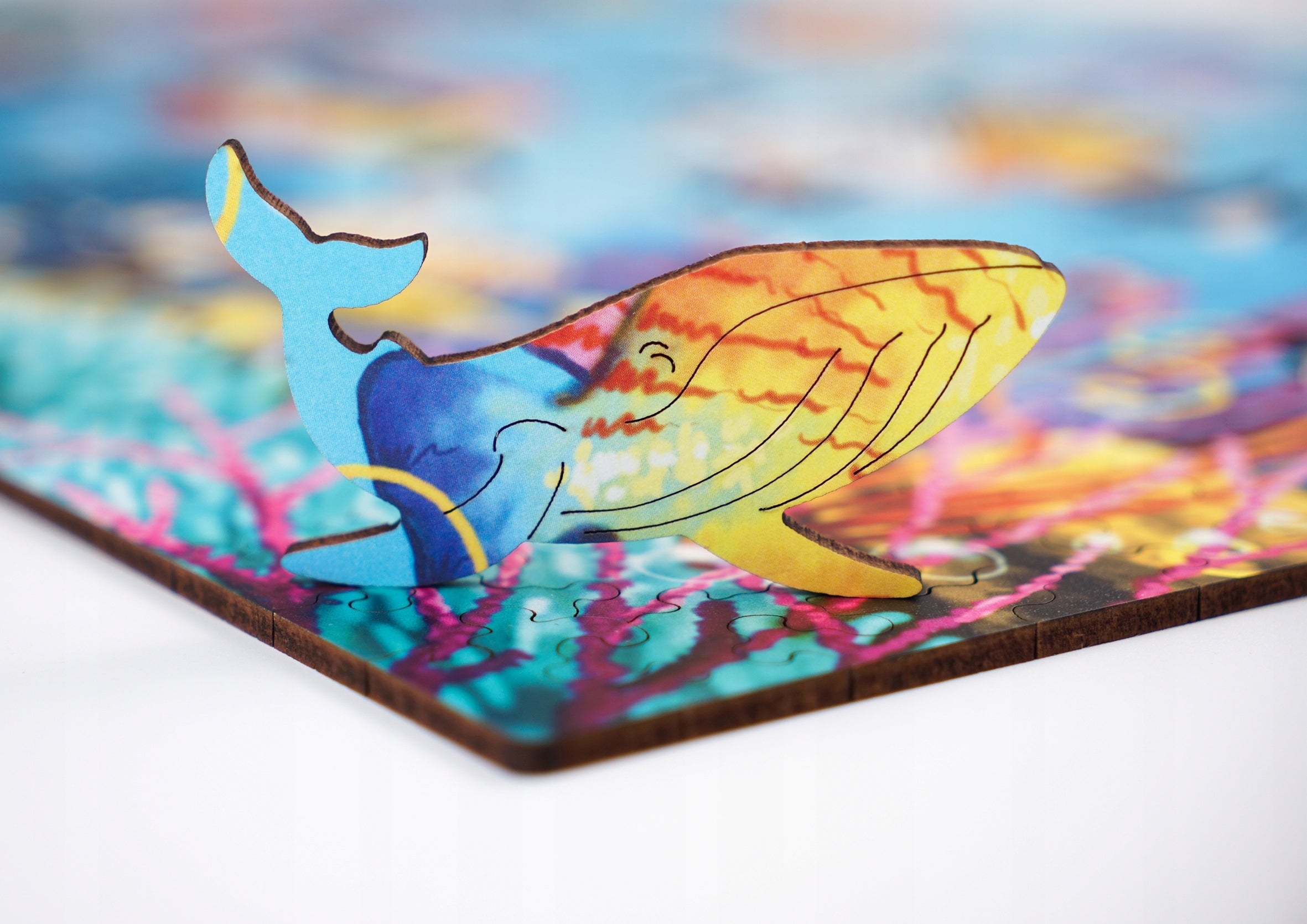 Drewniane puzzle A3 "Podwodny świat" 330 el