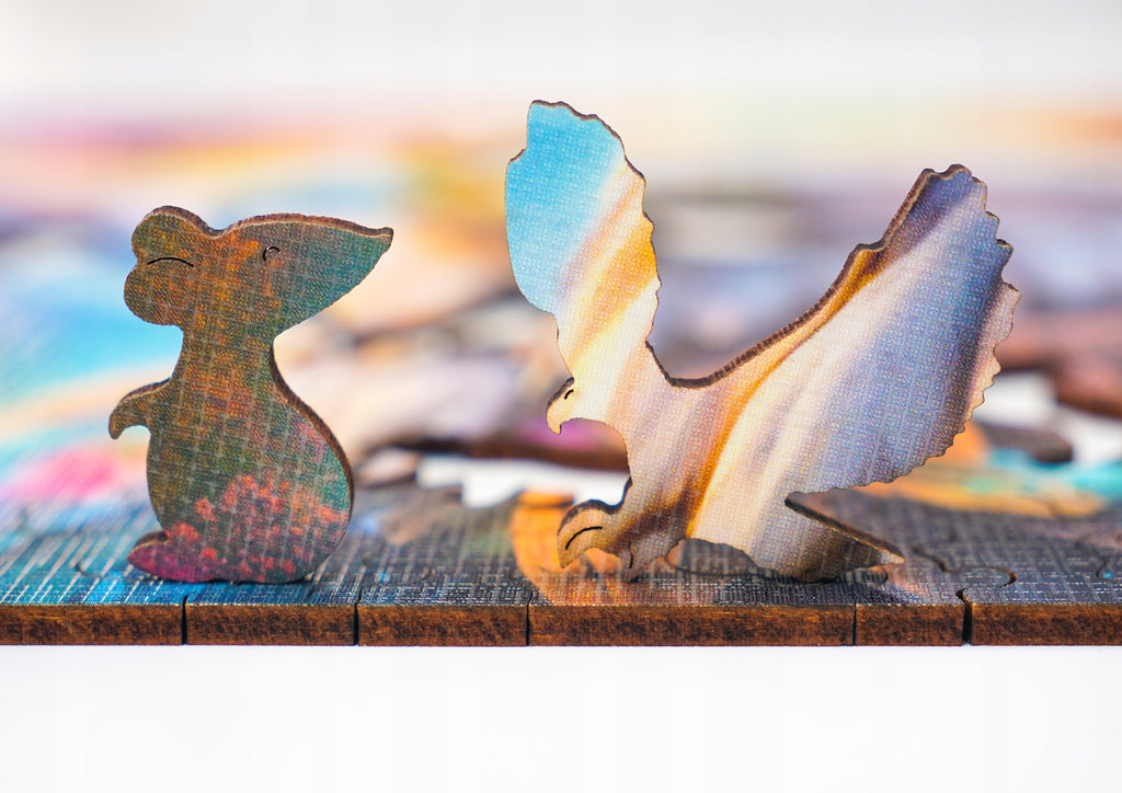 Puzzle drewniane PUZZLED Szlachetny Orzeł 145 elementów dla dorosłych