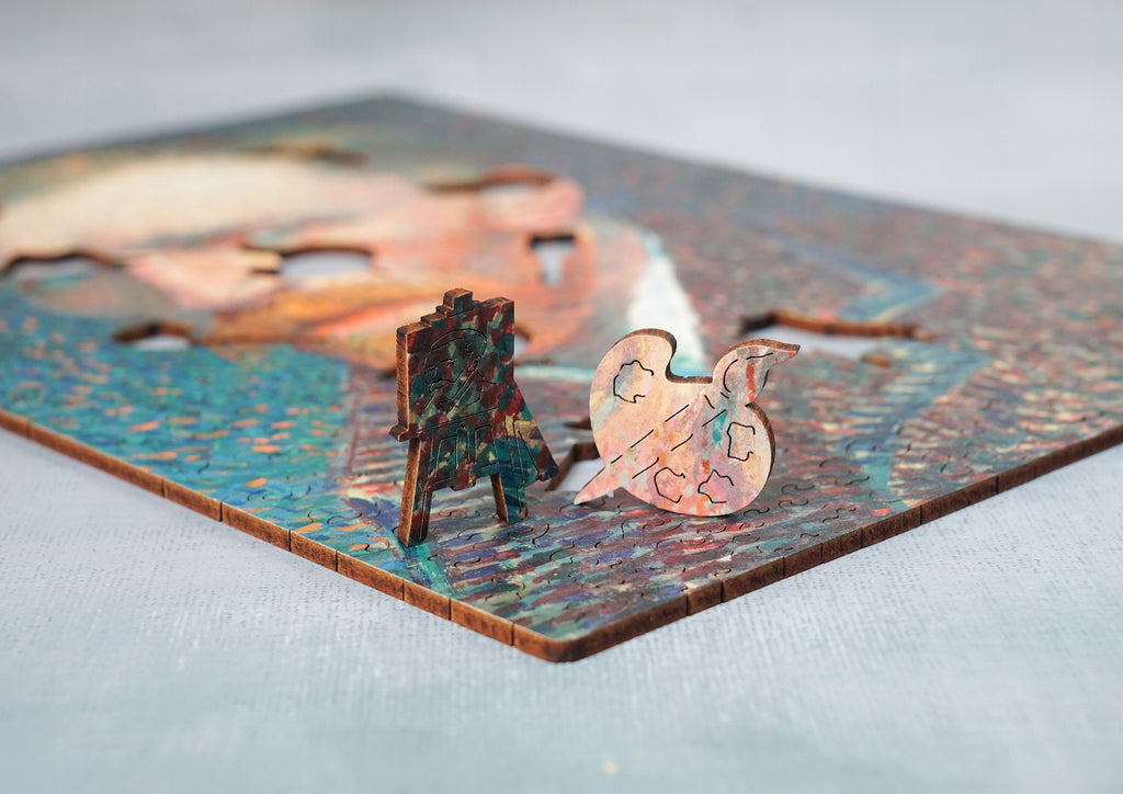Drewniane puzzle A4 van Gogh Autoportret 165 el.