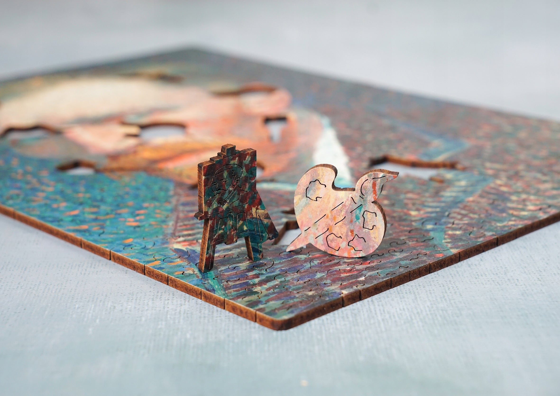Drewniane puzzle A4 van Gogh Autoportret 165 el.