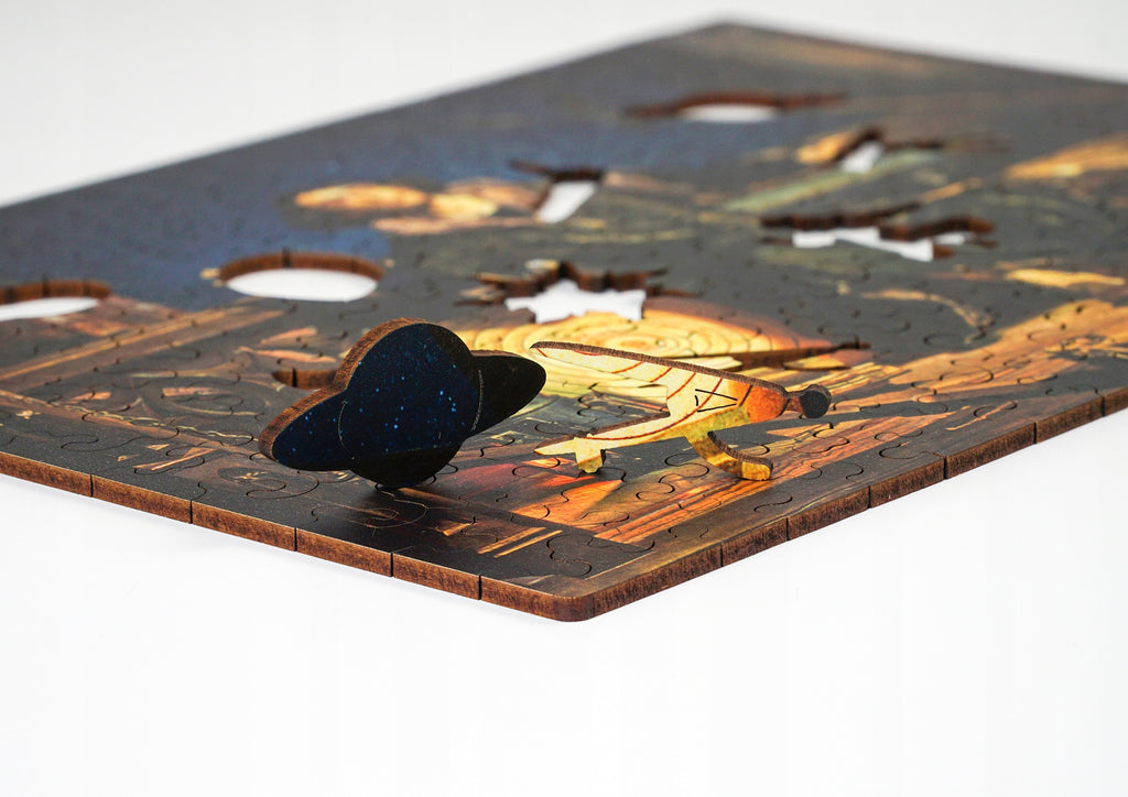Drewniane puzzle A4 Matejko Kopernik 155 el.