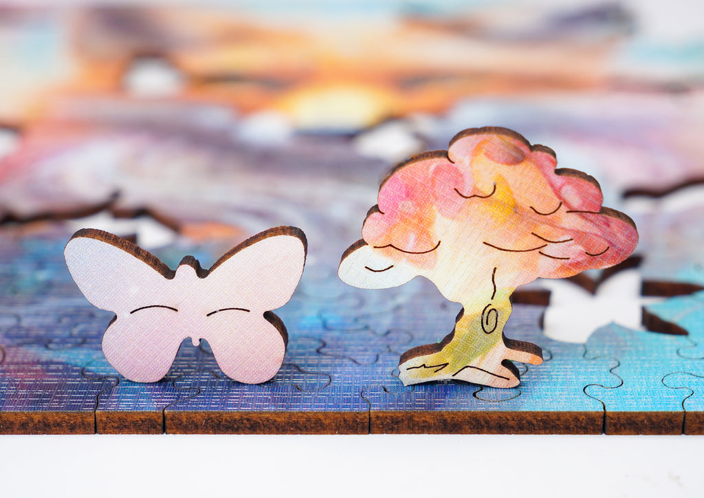 Puzzle drewniane PUZZLED Sprytny Lis 150 elementów dla dorosłych
