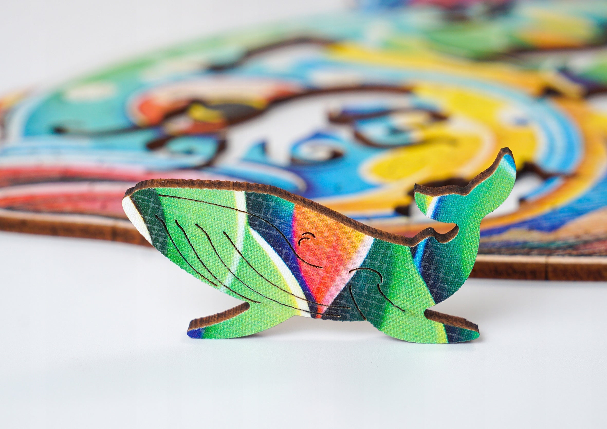 Puzzle drewniane PUZZLED Ryba 265 elementów – układanka po obrysie dla dorosłych