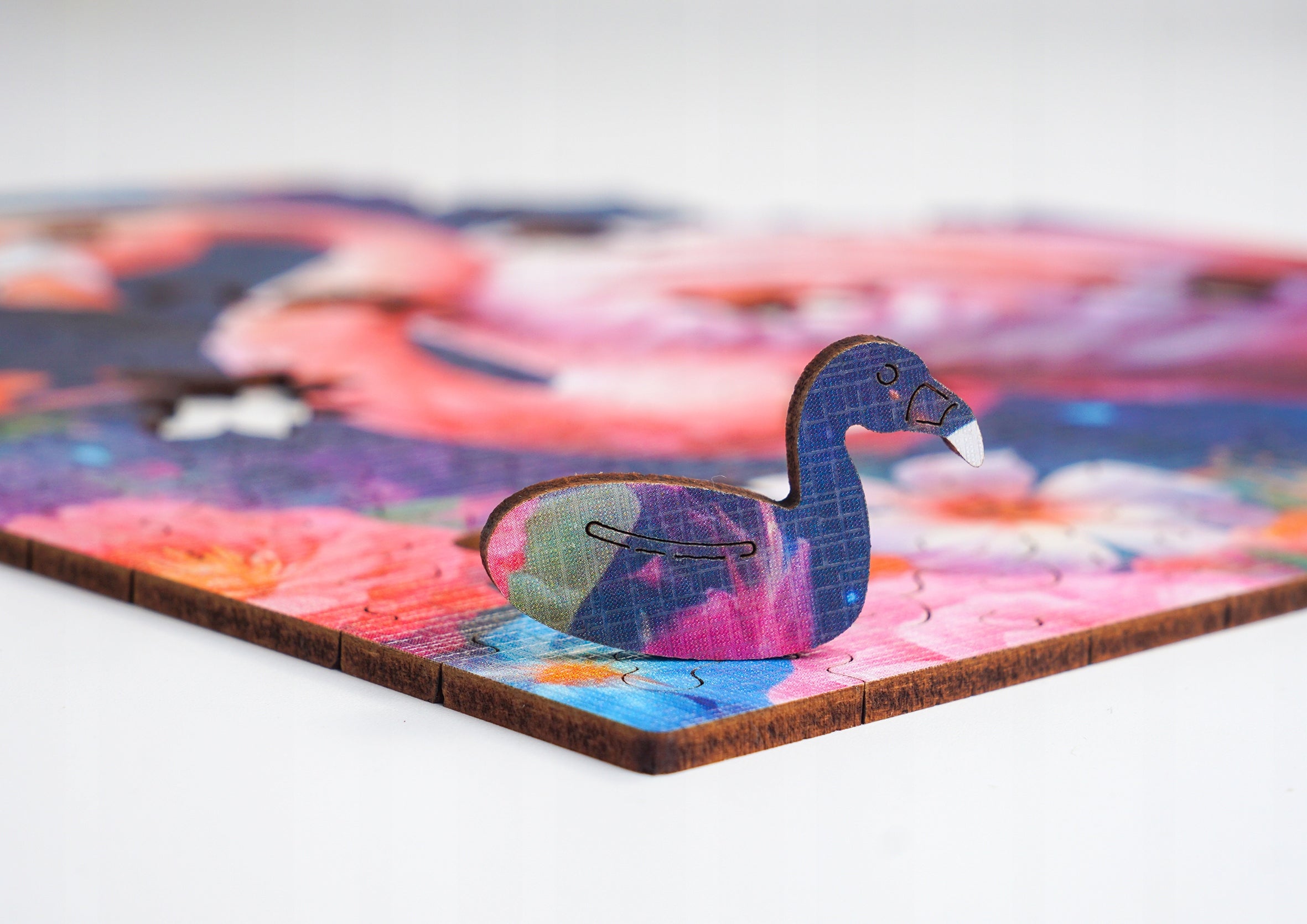 Puzzle drewniane PUZZLED Elegancki Flaming 155 elementów dla dorosłych